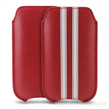 Leather Mobile Phone Cases, Suitable for Apple's iPhone 4, Fine Workmanship in Paint Edge